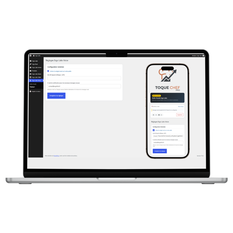 Ergo Labs Voice - Assistant IA _ Standard Virtuel plugin Hérault